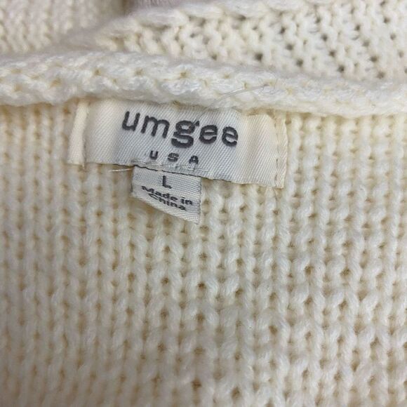 Umgee Cream Faux Fur/Suede along Cardigan/Vest - Picture 4 of 6